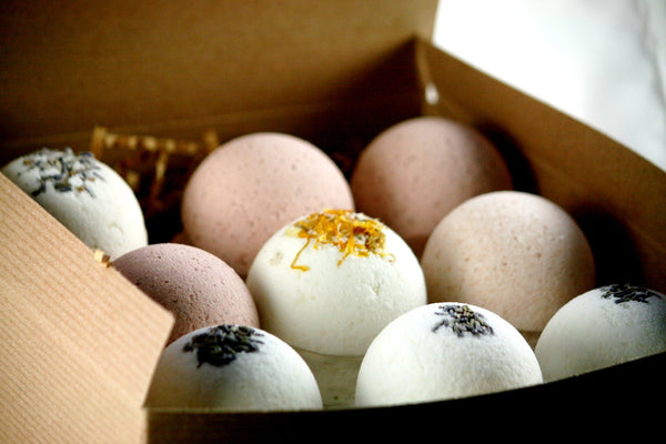 Nine Bath Bombs Gift Set, Natural Bath Bomb set,