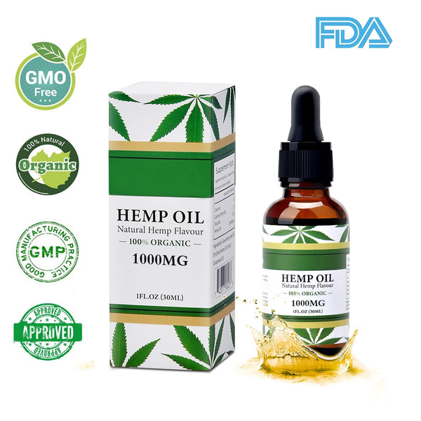 Natural Hemp Seed Oil 30ml Hemp Oil Organic Pure
