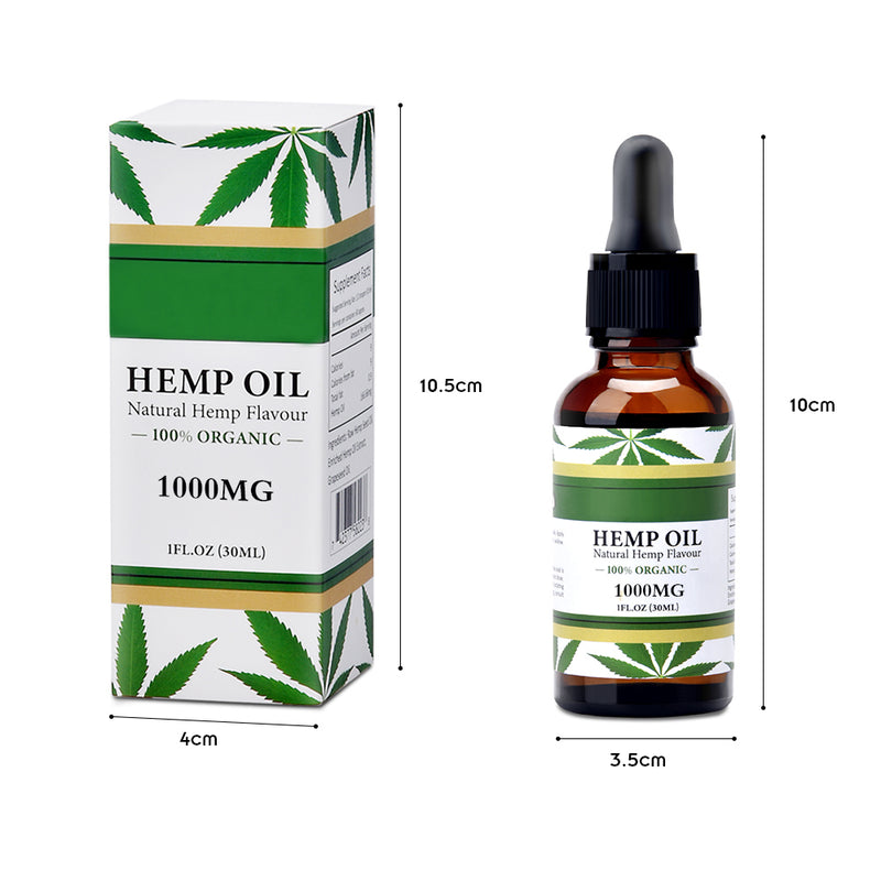 Natural Hemp Seed Oil 30ml Hemp Oil Organic Pure