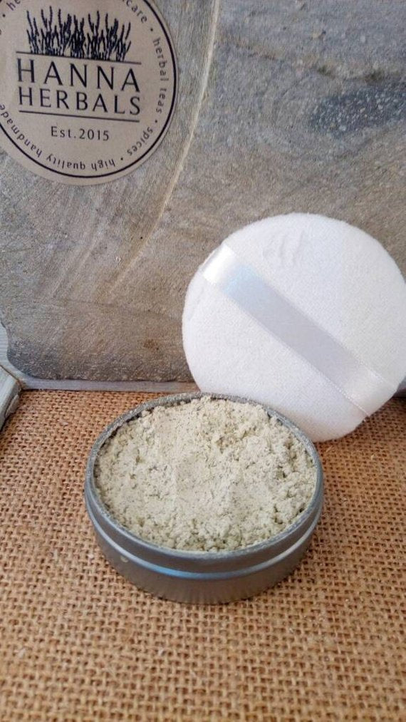 Dusting Powder with puff Frankincense and