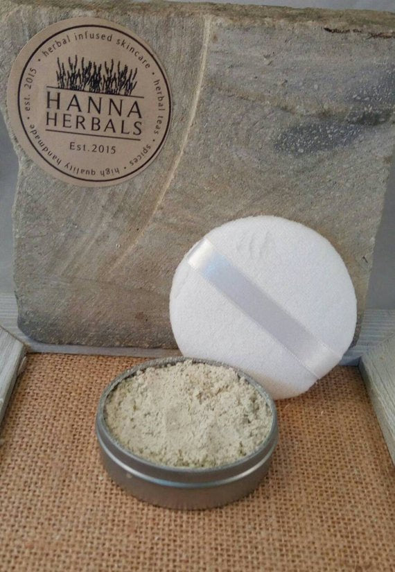 Dusting Powder with puff Frankincense and