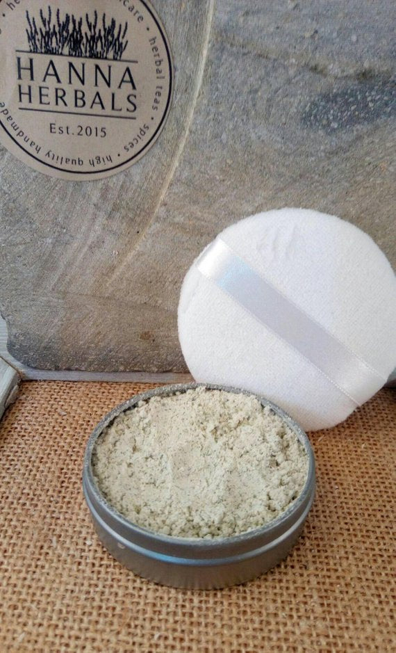 Dusting Powder with puff Frankincense and