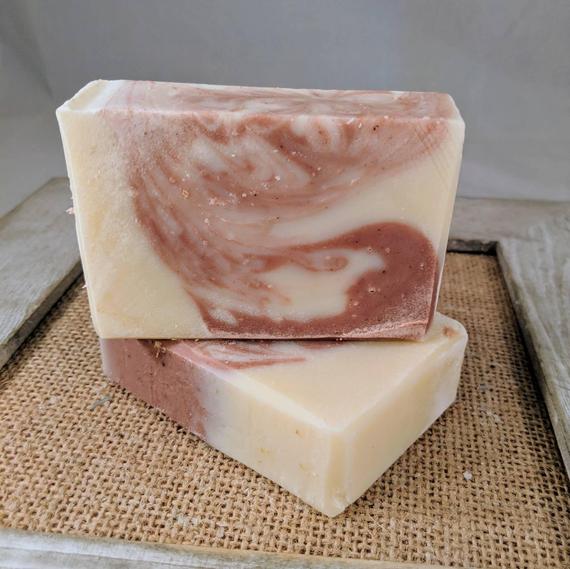 French Lavender and Red Clay Soap - lavender -