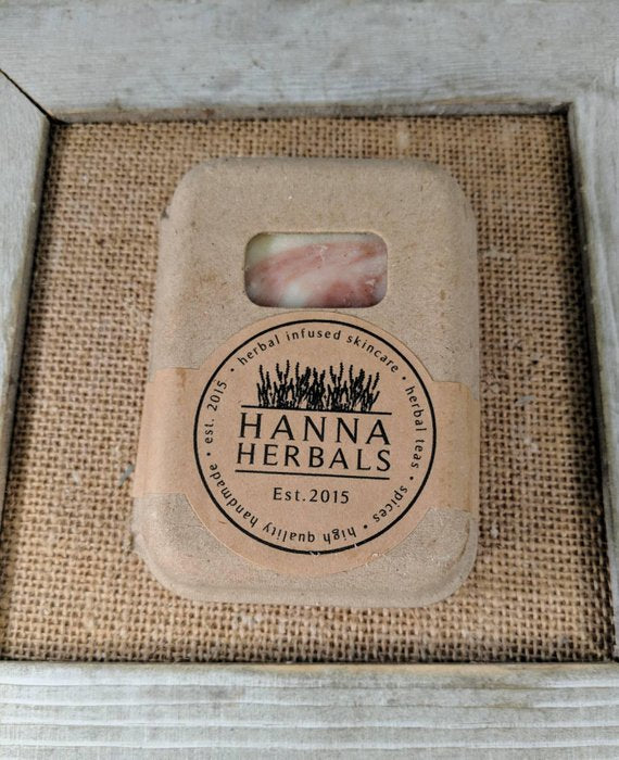 French Lavender and Red Clay Soap - lavender -