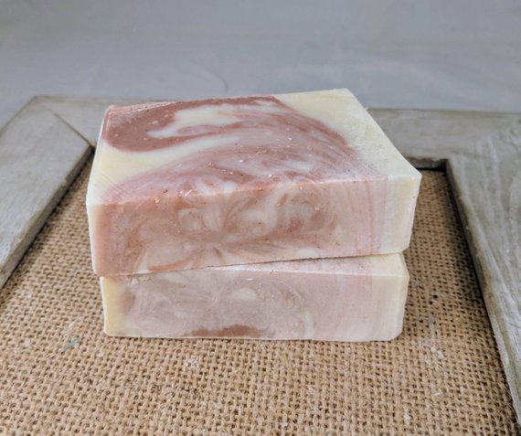 French Lavender and Red Clay Soap - lavender -