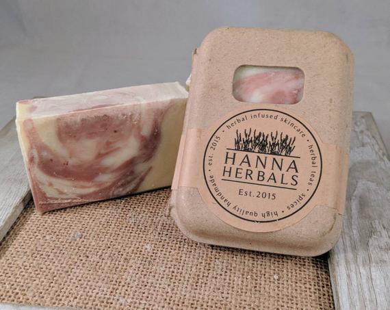 French Lavender and Red Clay Soap - lavender -