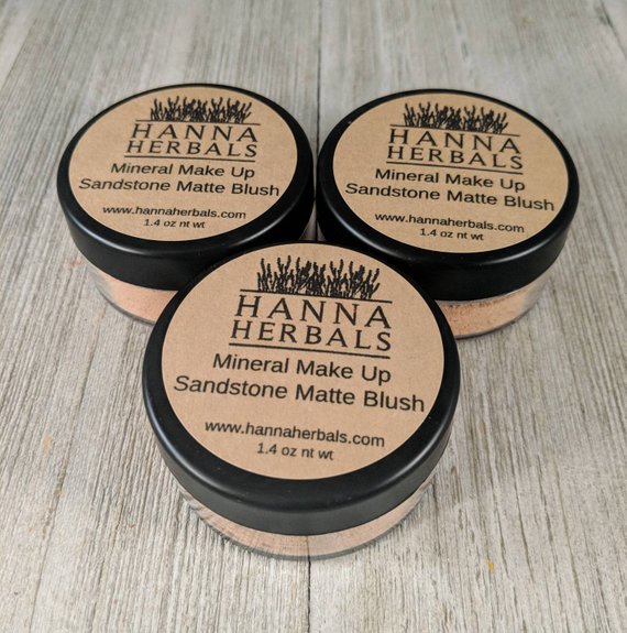 Sandstone Matte Blush - mineral makeup - blush