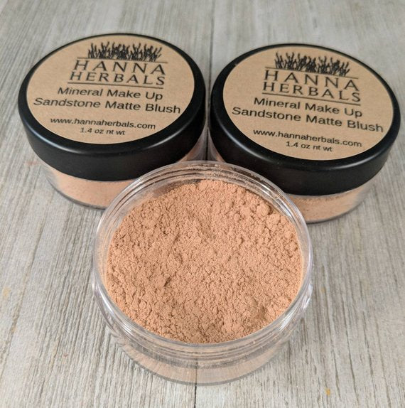 Sandstone Matte Blush - mineral makeup - blush