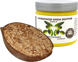 Set of Pure shea butter unrefined 4oz / 120 ml and