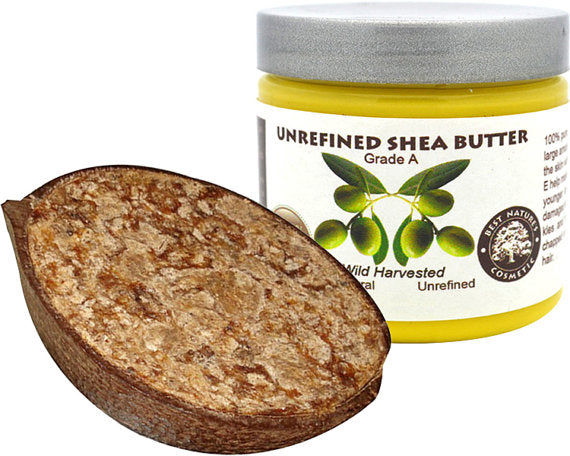 Set of Pure shea butter unrefined 4oz / 120 ml and