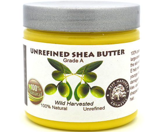 Set of Pure shea butter unrefined 4oz / 120 ml and