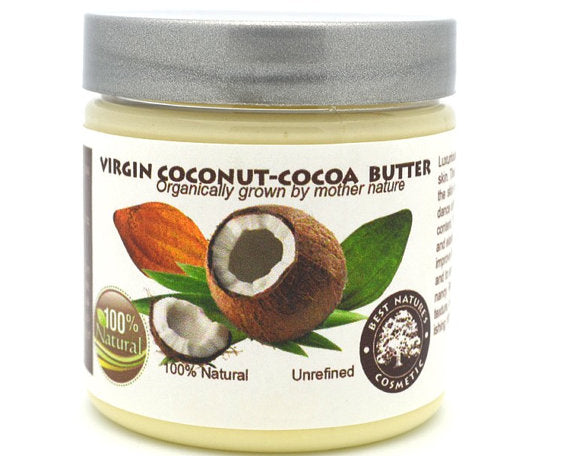 Organic Coconut and Cocoa Butter. Luxuriously rich